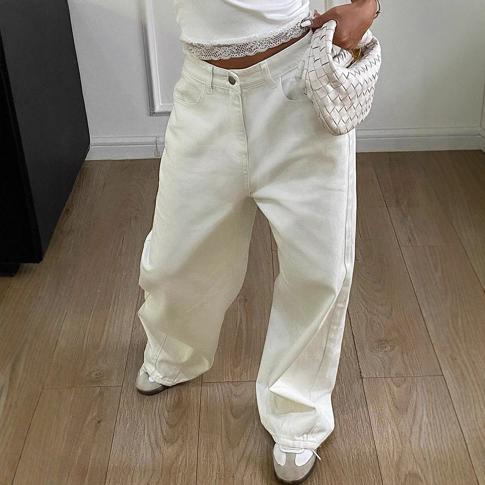 Vintage Jeans Wide Leg Casual Long Pants