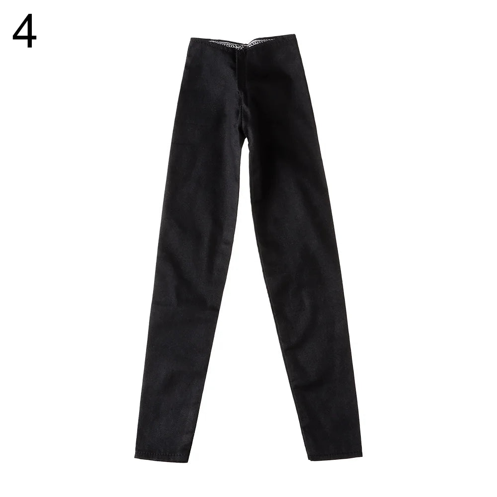 Fashion 60CM Doll Trousers Jeans Cotton Doll Tops Vest T-shirt Fit For Male Doll Pants For 1/3 BJD Doll Clothes Accessories Toys