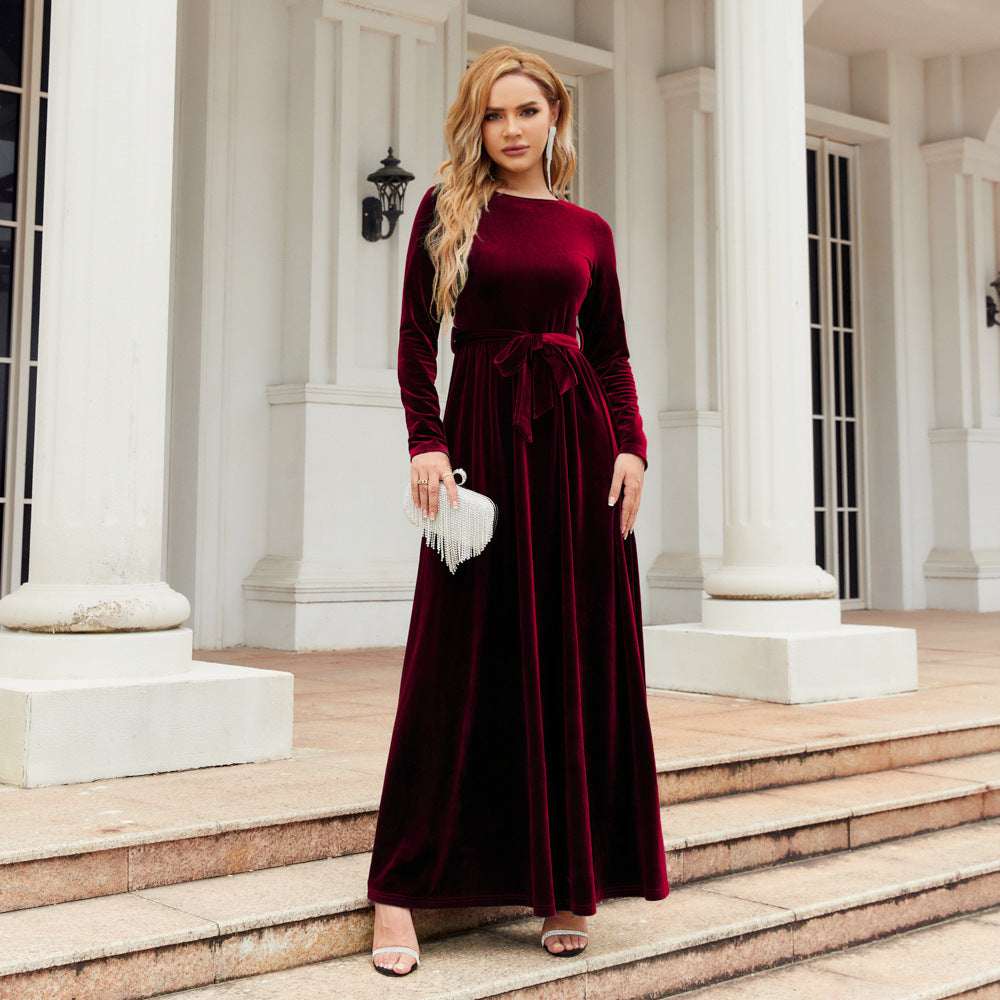 Elegant And Elegant Lady's Long Dress - Elevra