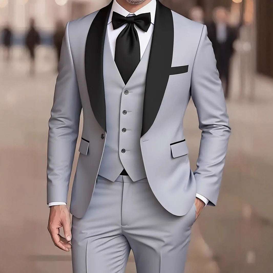 Fashionable Casual Mens Three - Piece Suit Set - Elevra