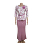 Two Piece Set for Women Dashiki Long Maxi Dress Skirt Sets