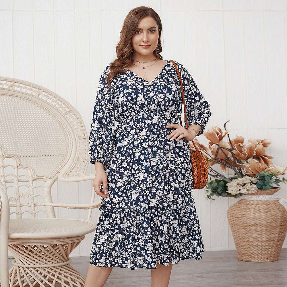 Loose sexy temperament midi dress