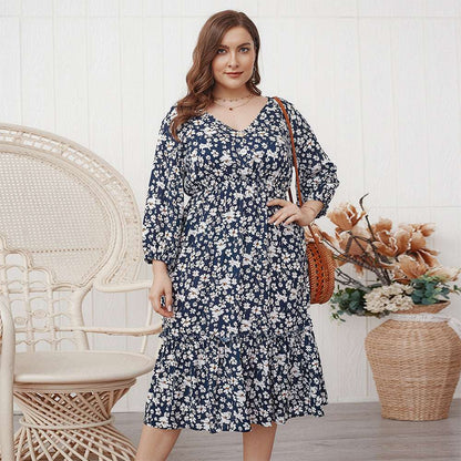 Loose sexy temperament midi dress