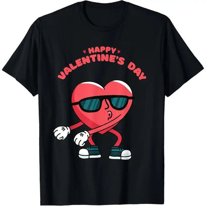 Love Valentine'S Day T-Shirt,   Couple T-Shirt, Couple Christmas, Fashion Casual T-Shirt, Short-Sleeved T-Shirt