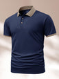 Summer Polo Shirt Printed T-shirt Short Sleeve High-end Lapel