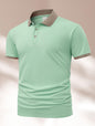 Summer Polo Shirt Printed T-shirt Short Sleeve High-end Lapel