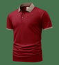 Summer Polo Shirt Printed T-shirt Short Sleeve High-end Lapel