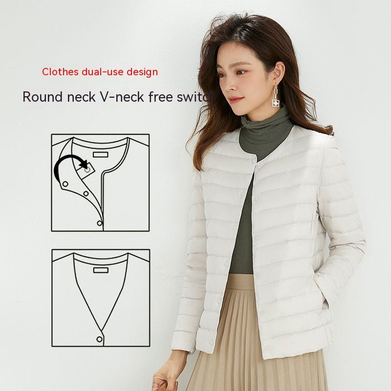 90 Velvet Female Liner Lightweight Down Jacket Female - Elevra