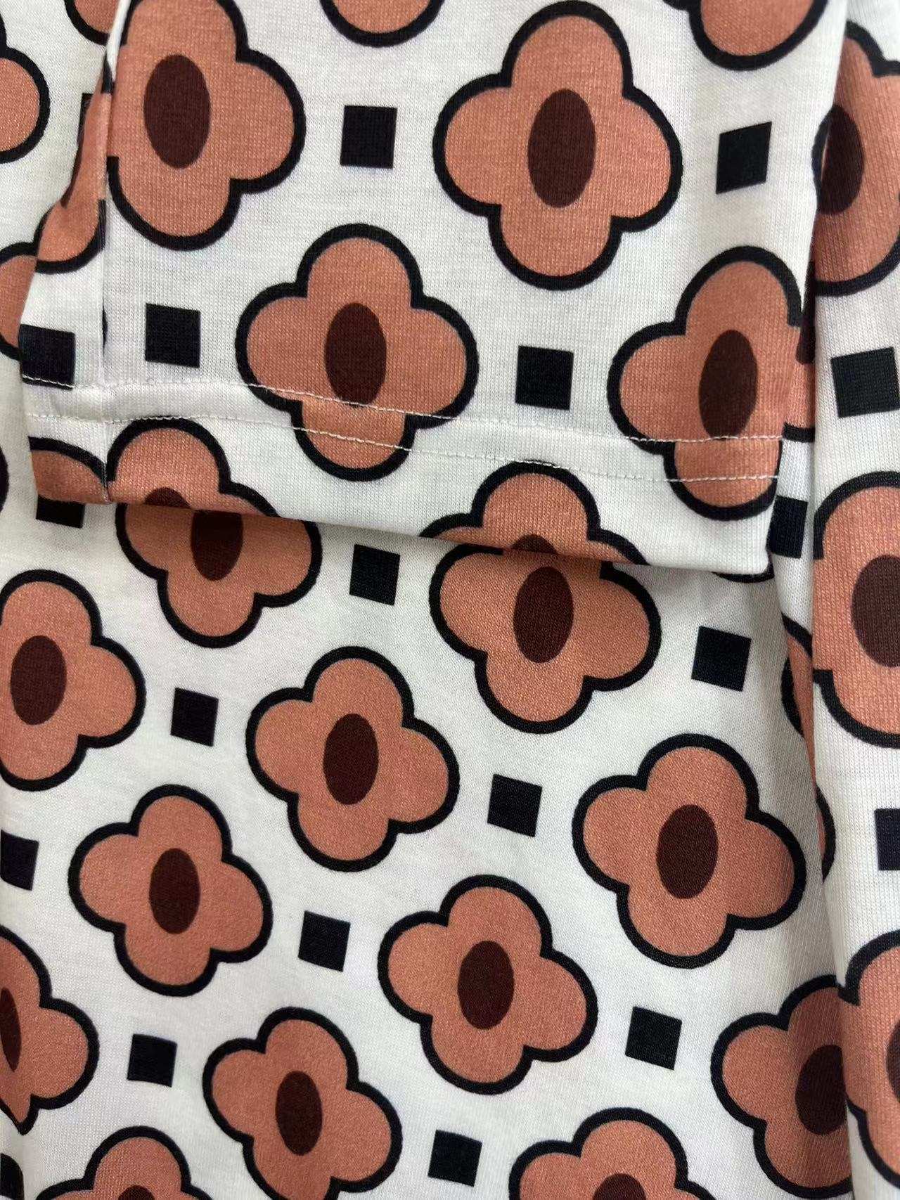 Female Bohemian Female V-neck Long-sleeve Dress