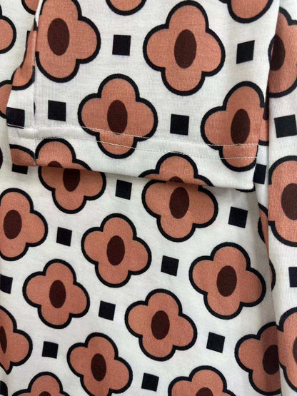 Female Bohemian Female V-neck Long-sleeve Dress