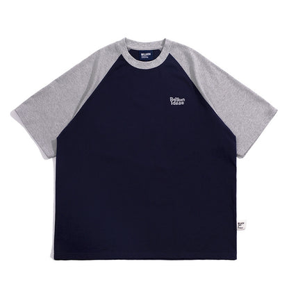 Casual Japanese Junior Raglan Sleeve T-shirt Bottoming Shirt For Men