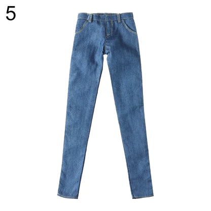 Fashion 60CM Doll Trousers Jeans Cotton Doll Tops Vest T-shirt Fit For Male Doll Pants For 1/3 BJD Doll Clothes Accessories Toys