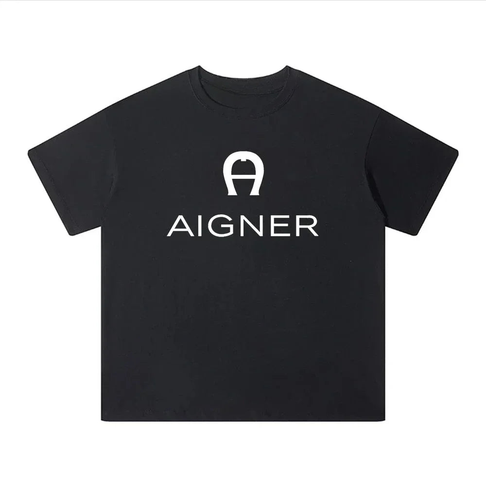 2025 Fashion boy T-shirt 100% pure cotton summer children's top casual clothing letter printed baby boy top short sleeved