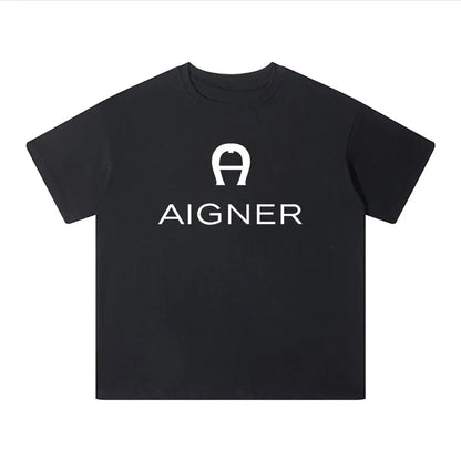 2025 Fashion boy T-shirt 100% pure cotton summer children's top casual clothing letter printed baby boy top short sleeved