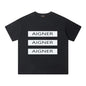 2025 Fashion boy T-shirt 100% pure cotton summer children's top casual clothing letter printed baby boy top short sleeved