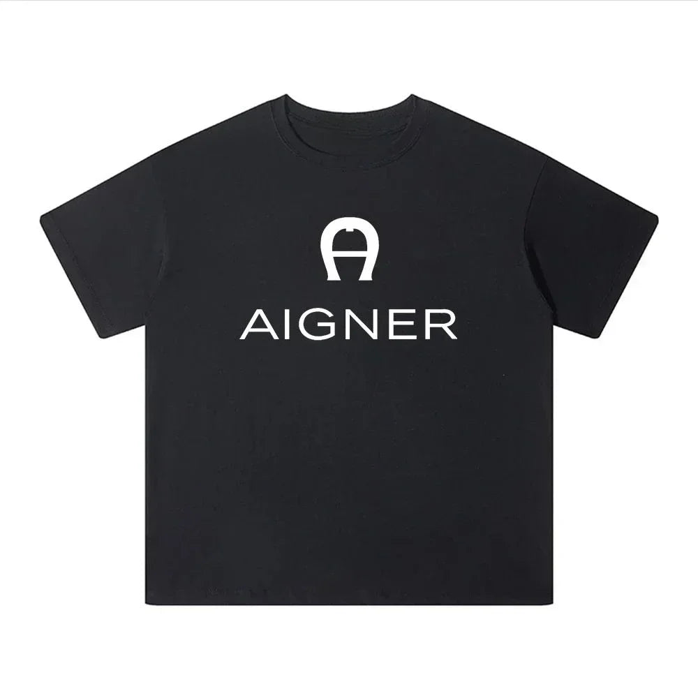 2025 Fashion boy T-shirt 100% pure cotton summer children's top casual clothing letter printed baby boy top short sleeved
