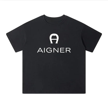 2025 Fashion boy T-shirt 100% pure cotton summer children's top casual clothing letter printed baby boy top short sleeved