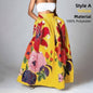 Bottoms Skirt Floral Holiday Women For Long Maxi - Elevra