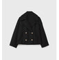 Ins Double-breasted Lapel Blazer Jacket Fashion Loose Woolen Short Coat Elegant Commuting Women's Clothing