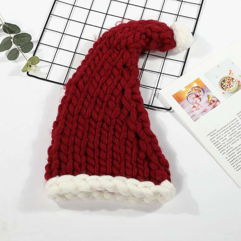 Christmas Plush Hat With Pompom - Cute Winter Hat - Elevra
