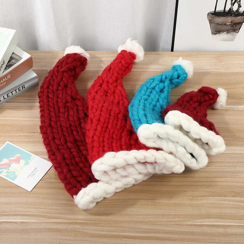 Christmas Plush Hat With Pompom - Cute Winter Hat - Elevra