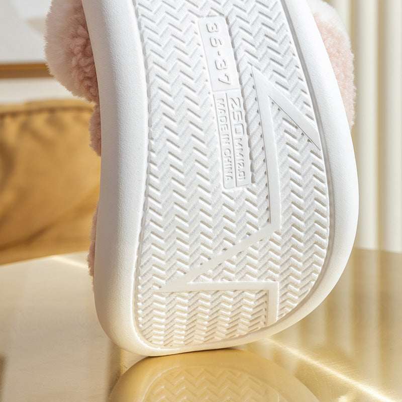 Christmas Shoes Winter Home Slippers Elk Soft Cozy Bedroom Slipper Slip On House Shoes - Elevra