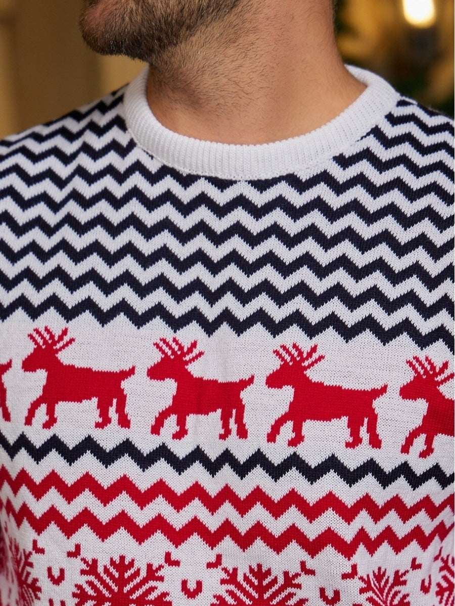 Couple Sweater Outfit – Fashion European & American Sweater - Elevra