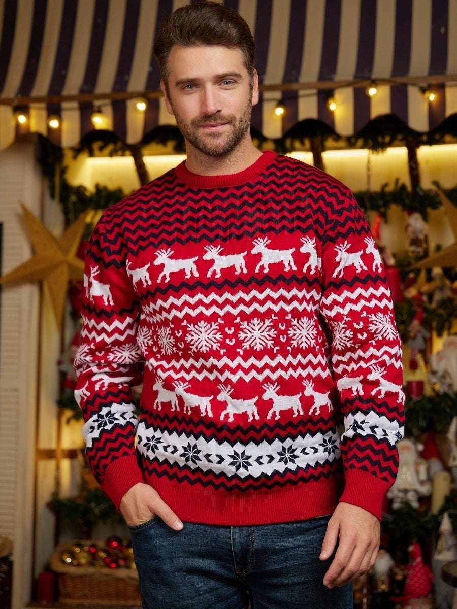 Couple Sweater Outfit – Fashion European & American Sweater - Elevra