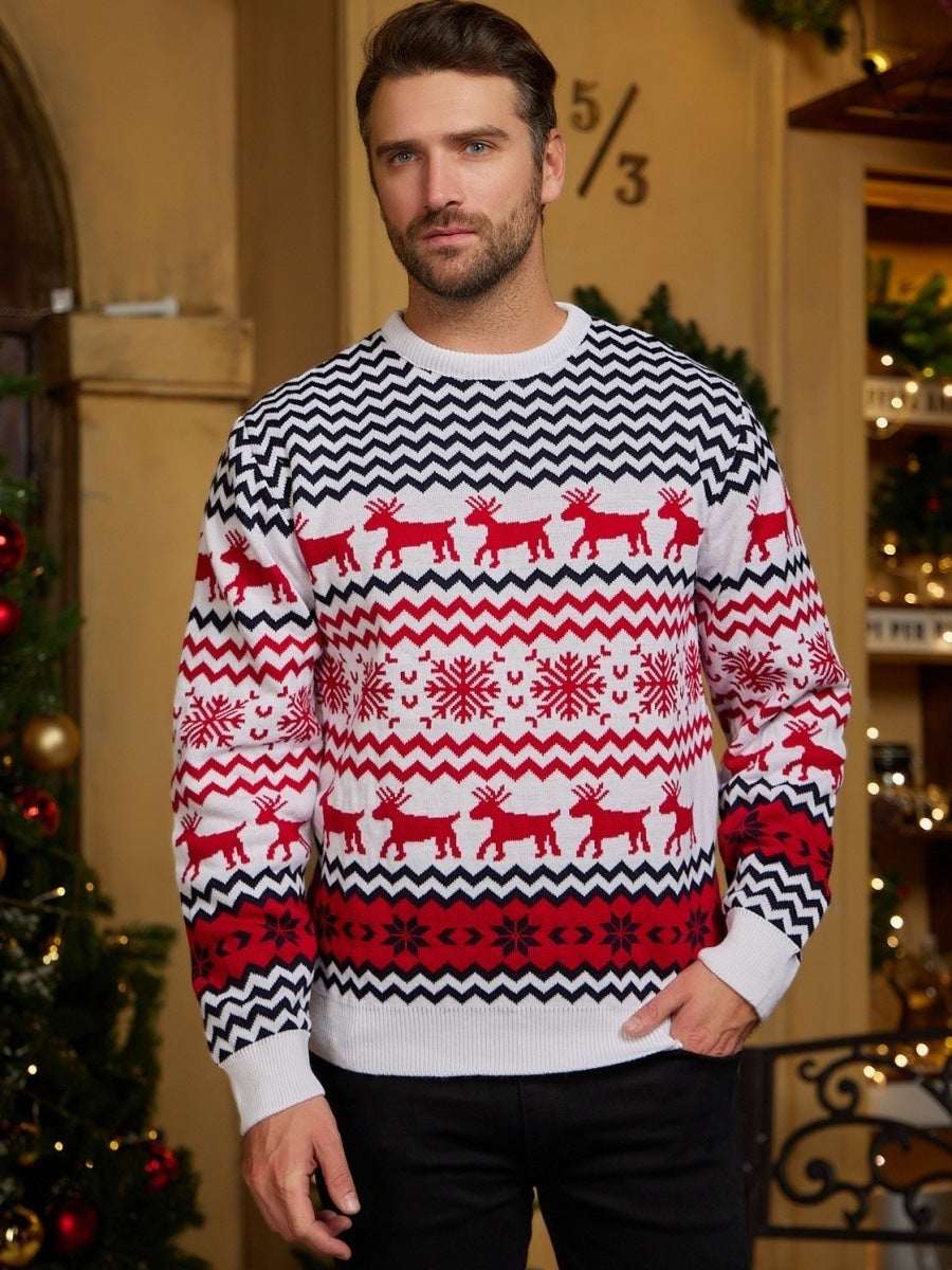 Couple Sweater Outfit – Fashion European & American Sweater - Elevra