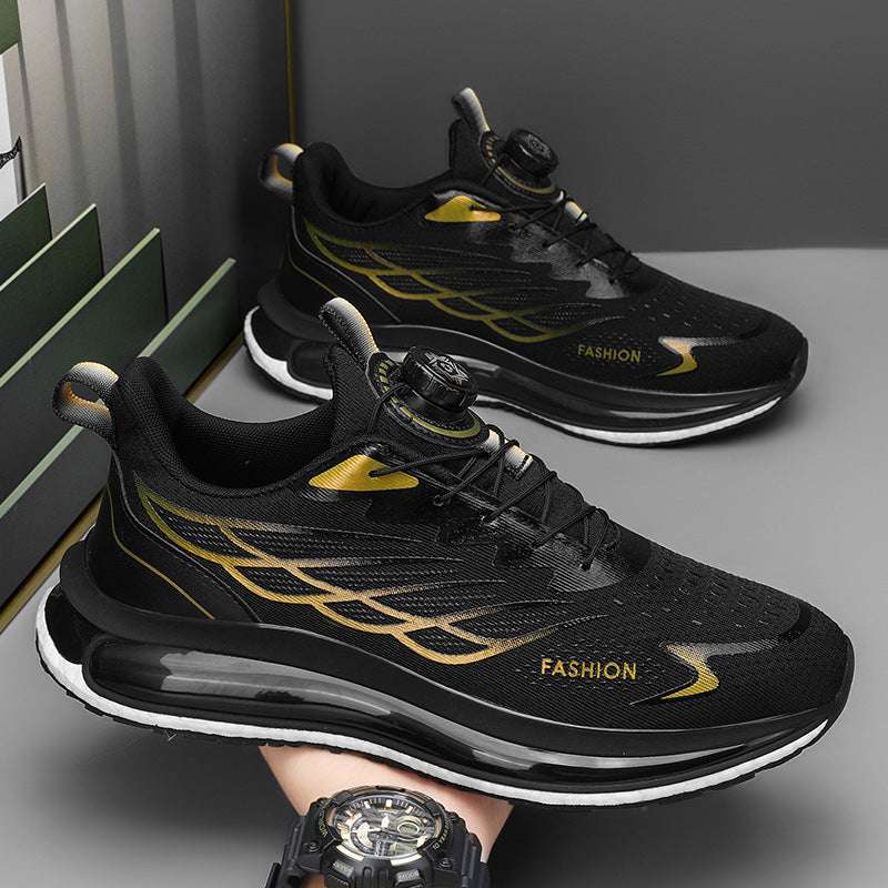 Rotating Button Running Sneaker