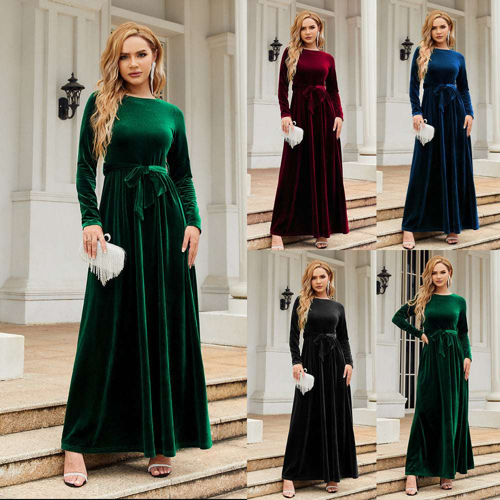 Elegant And Elegant Lady's Long Dress - Elevra