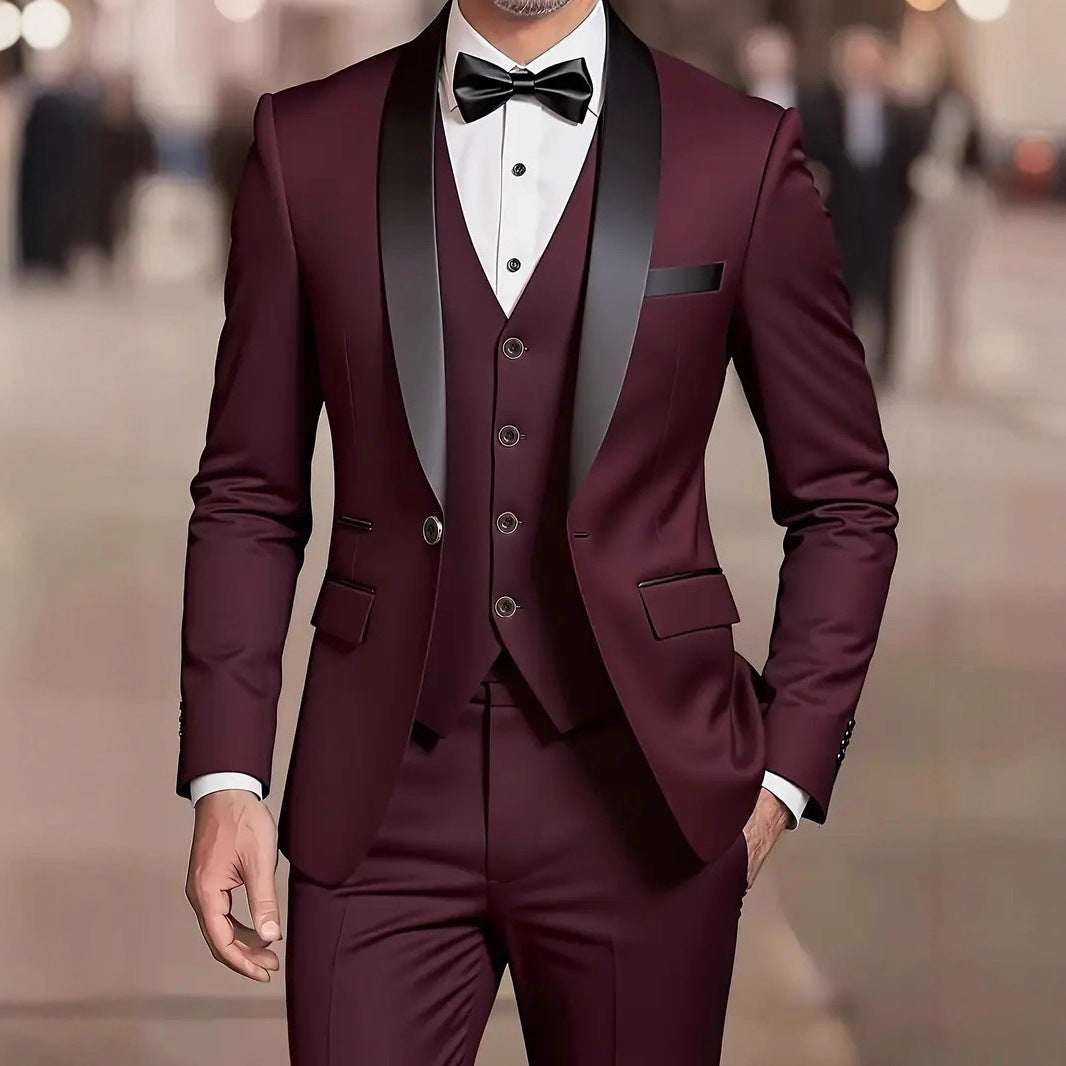 Fashionable Casual Mens Three - Piece Suit Set - Elevra