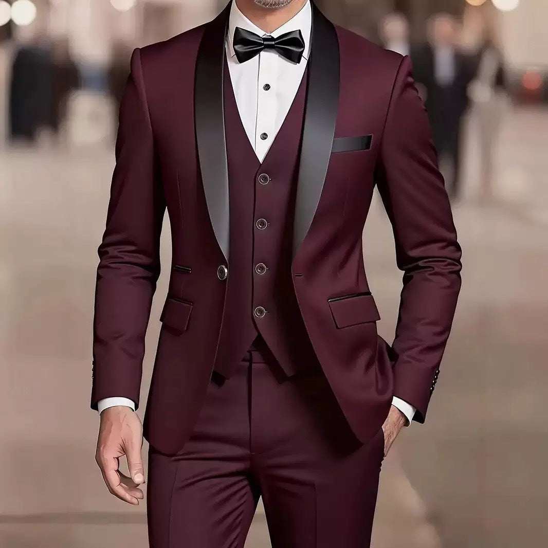 Fashionable Casual Mens Three - Piece Suit Set - Elevra