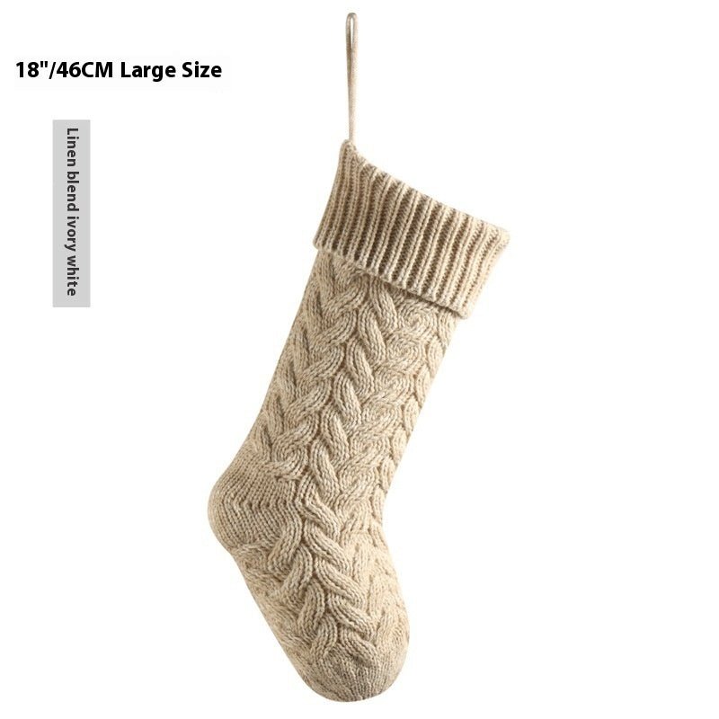 Knitted Decorative Pendant – Large Twist Gift Bag Decoration - Elevra