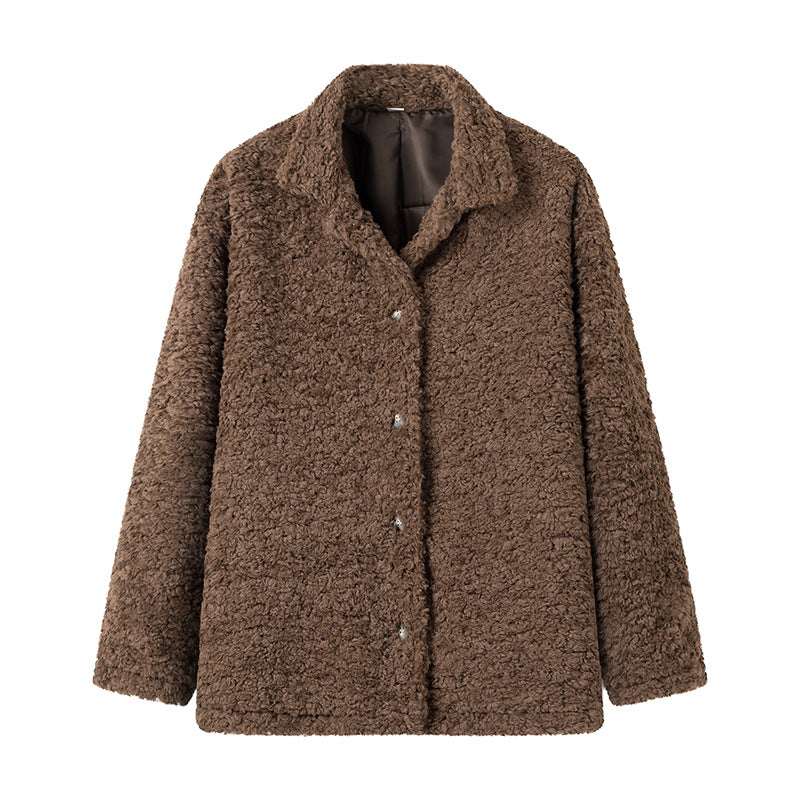 Lamb Wool Coat Female Coat Female Winter - Elevra