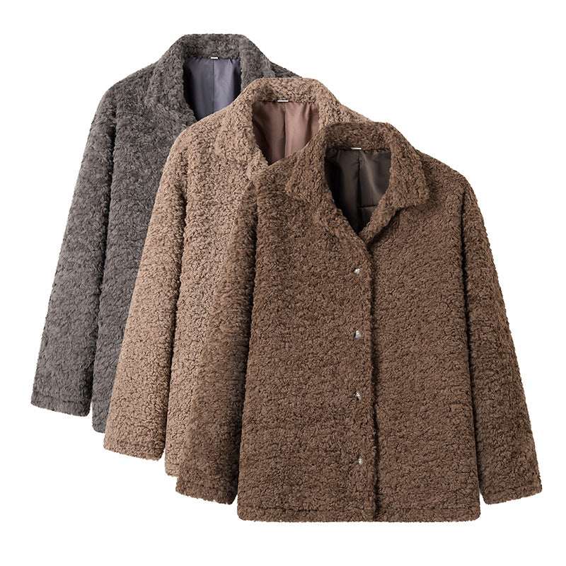 Lamb Wool Coat Female Coat Female Winter - Elevra