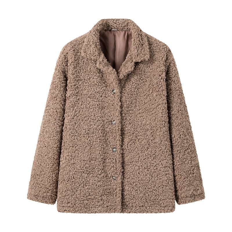 Lamb Wool Coat Female Coat Female Winter - Elevra