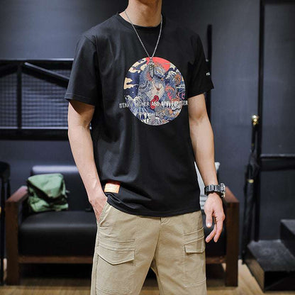 Large size T-shirt print T-shirt - Elevra