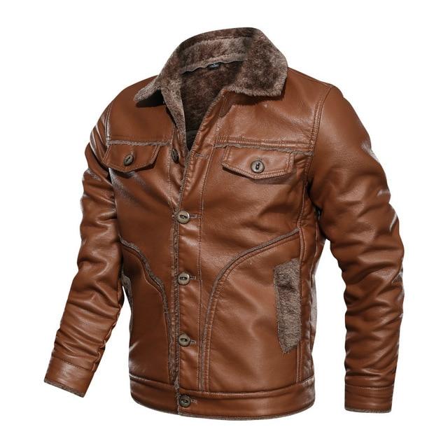 leather jacket - Elevra