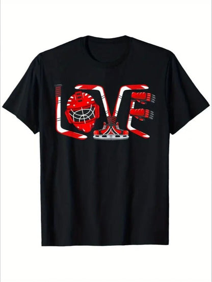 Love Valentine'S Day T-Shirt, Couple T-Shirt, Couple Christmas, Fashion Casual T-Shirt, Short - Sleeved T-Shirt - Elevra