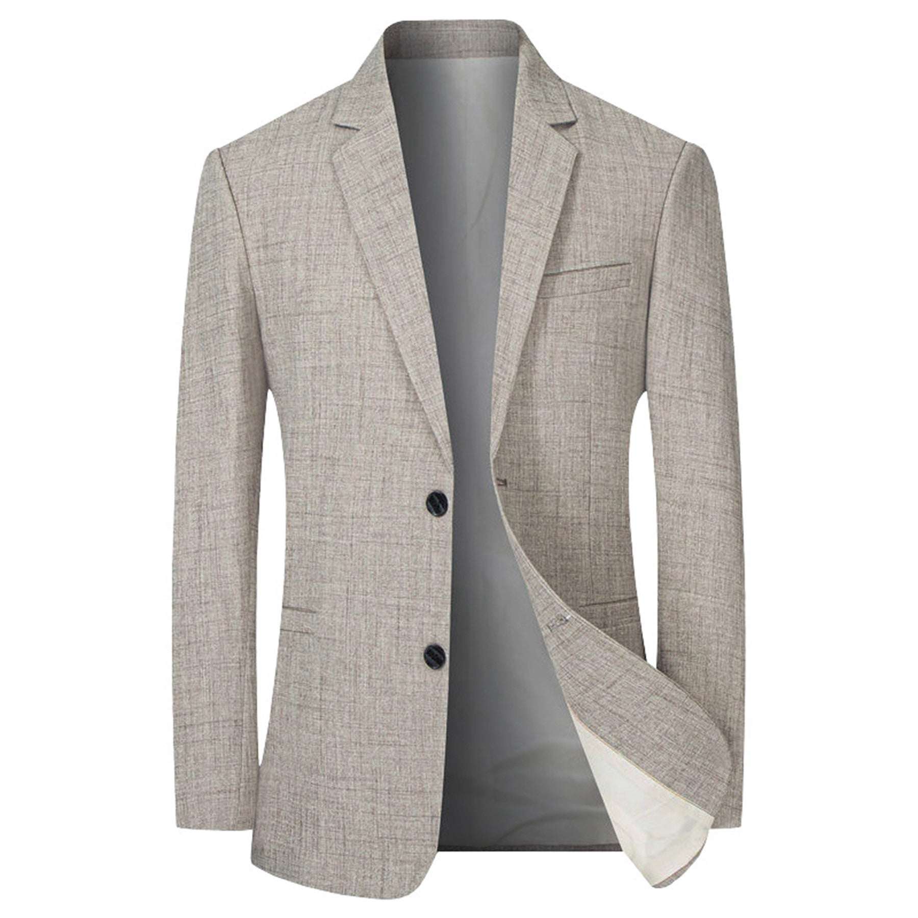 Mens Stylish Casual Solid Color Classic All Matching Jacket - Elevra