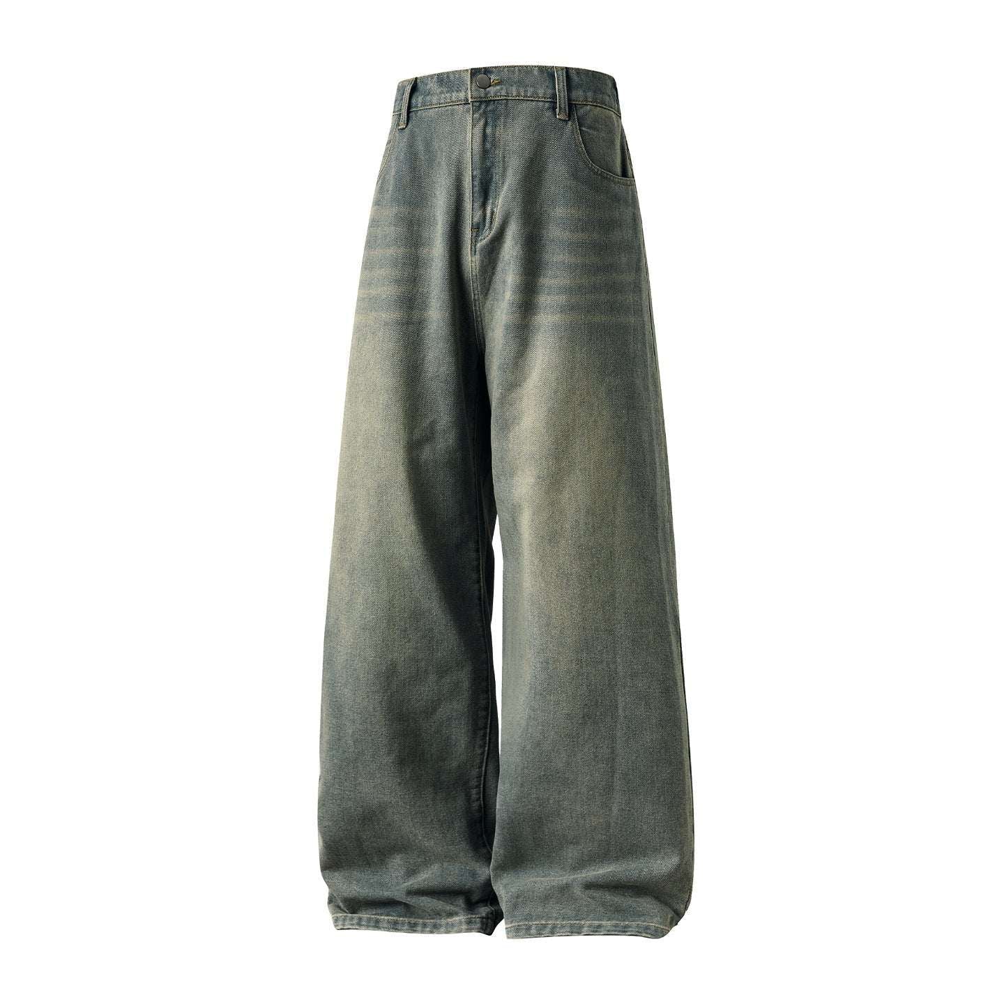Retro - fit High - street Washed - and - distressed Jeans - Elevra