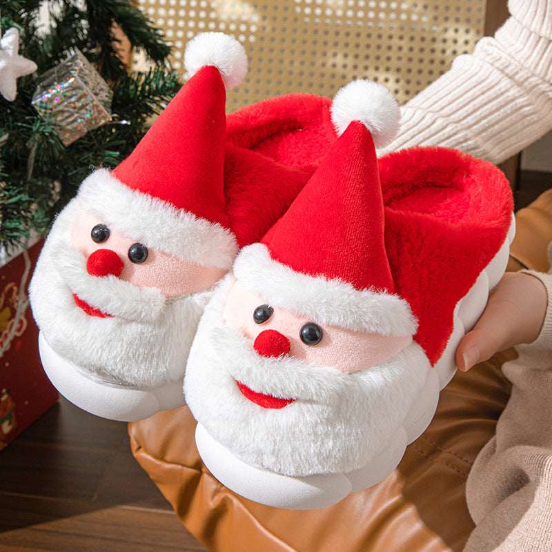 Santa Claus Home Thick - soled Non - slip Slippers - Elevra