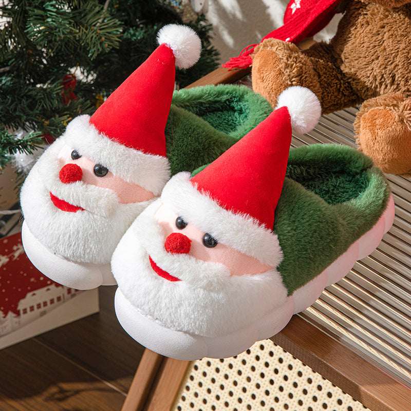 Santa Claus Home Thick - soled Non - slip Slippers - Elevra