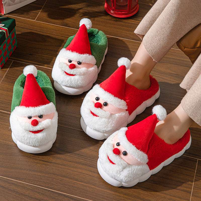 Santa Claus Home Thick - soled Non - slip Slippers - Elevra