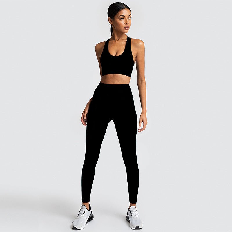 Seamless Gym Set Nylon Woman Sportswear - Elevra