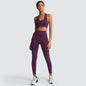 Seamless Gym Set Nylon Woman Sportswear - Elevra