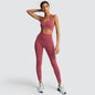 Seamless Gym Set Nylon Woman Sportswear - Elevra