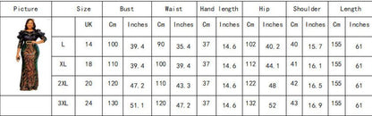 Sequined Embroidered Maxi Dress Slim - fit Fishtail Skirt Evening Gown - Elevra