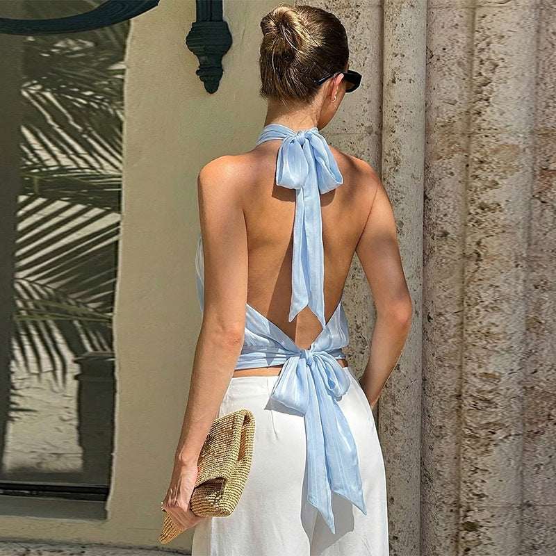 Sexy Fashionable Chic Lace - up Tube Top For Women - Elevra